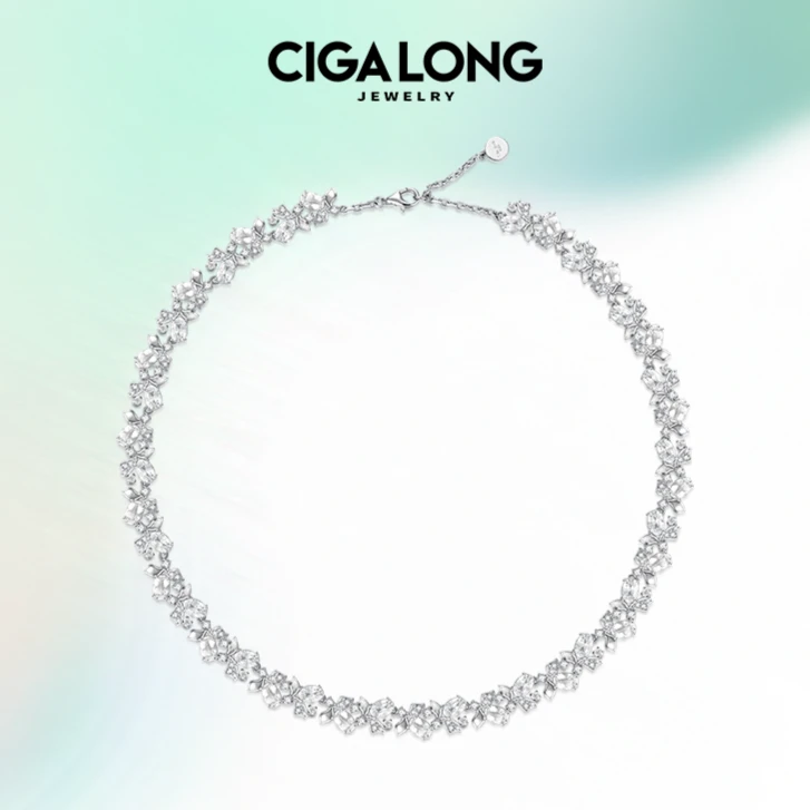 CIGALONGCIGALONG龙梓嘉原创设计白水晶项链