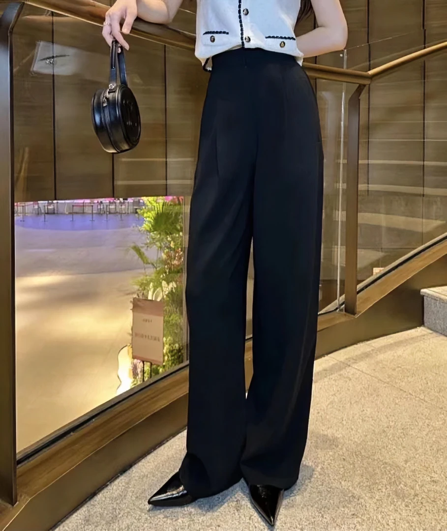 GIRDEAR/哥弟【浪漫巴黎裤】新款气质显瘦时尚质感百搭长裤1100235