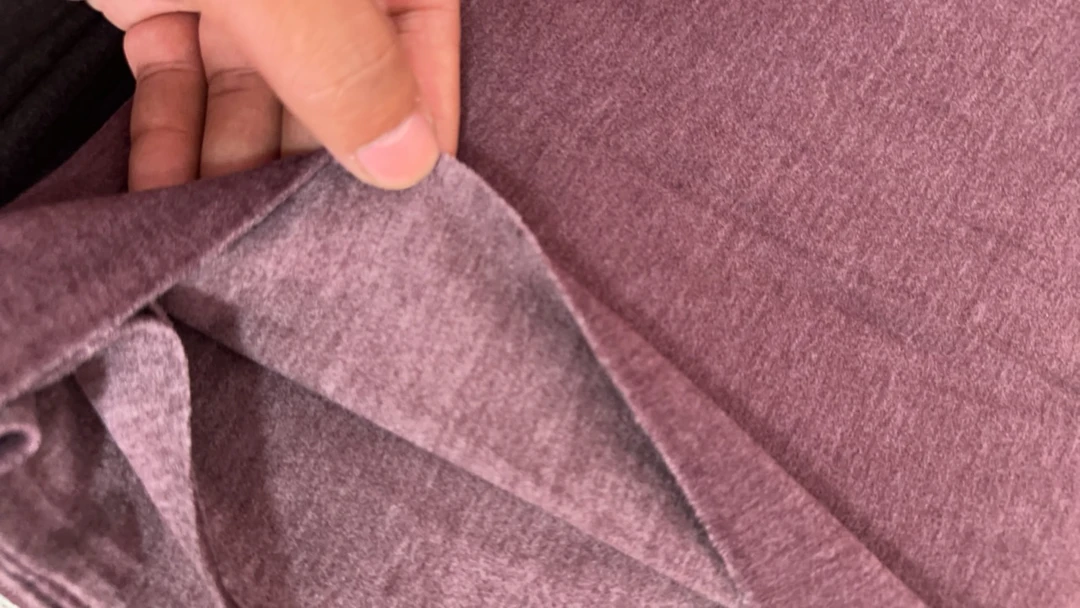 暗夜紫蚕丝奥绒布料两米