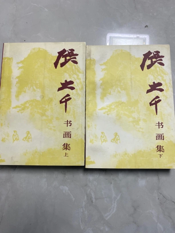 张大千书画集上下册