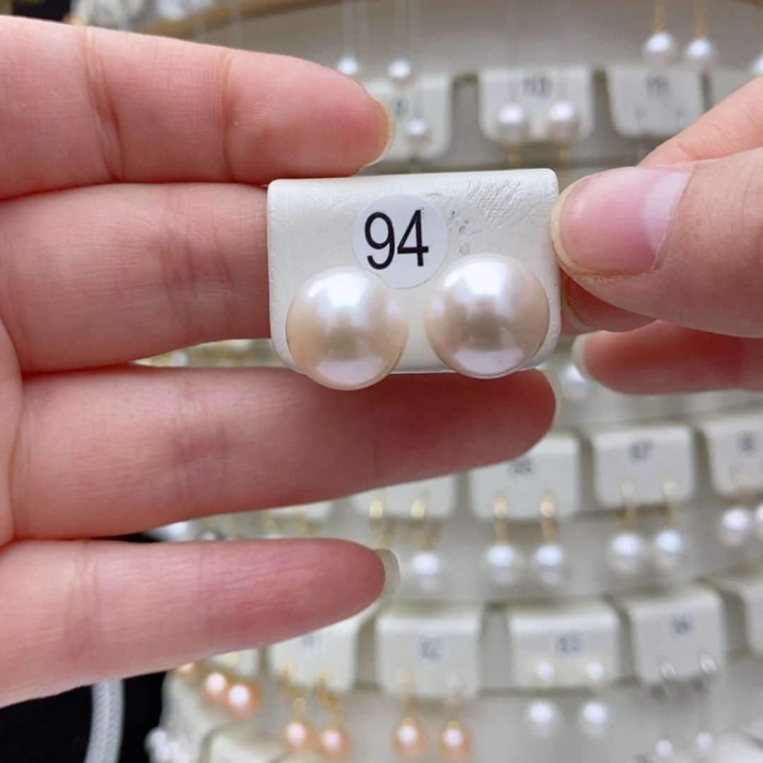 【闪购商品】淡水珍珠耳饰银S925镶嵌