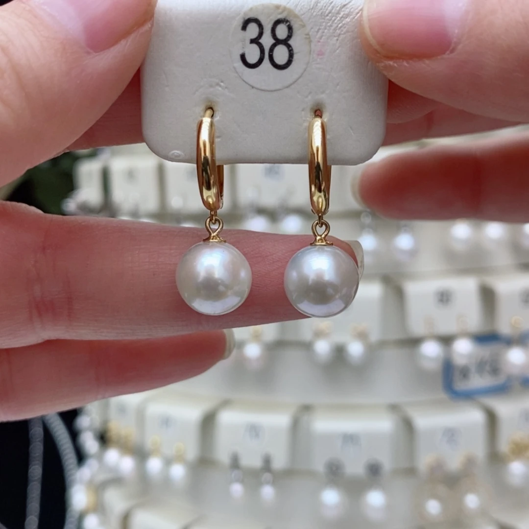 【闪购商品】淡水珍珠耳饰银S925镶嵌