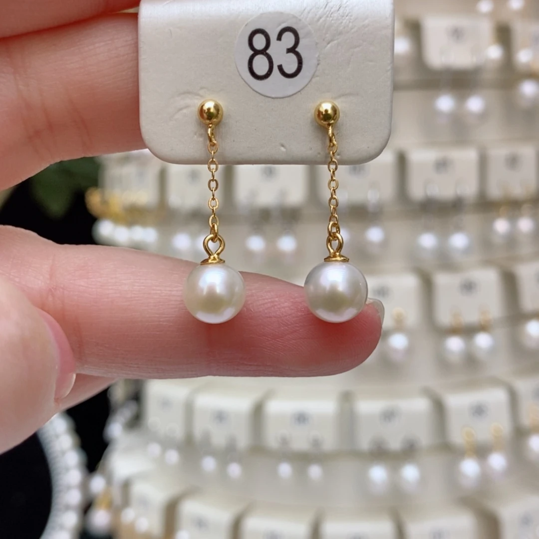 【闪购商品】淡水珍珠耳饰银S925镶嵌