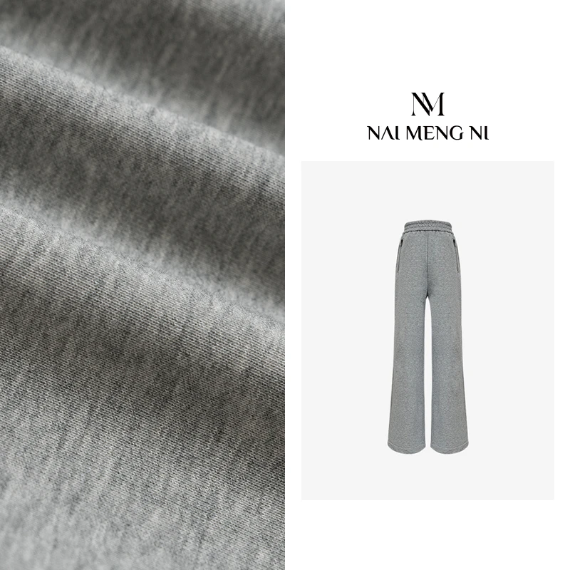 【二姐定制】23AW1122 休闲百搭宽松时尚简约高腰气质休闲裤