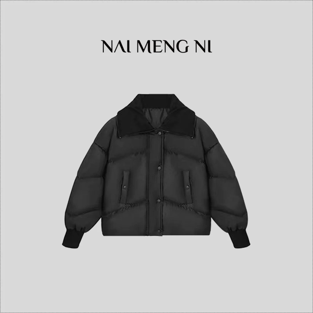 【二姐清清】宽松舒适时尚简约潮流秋冬女士外套 23AM1707