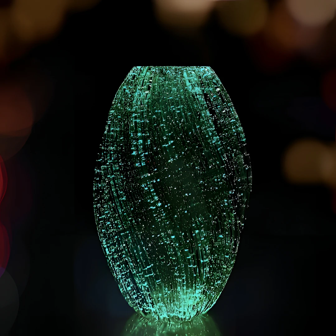 GIOIO夜光麦芽糖网红爆款玻璃花瓶水培插花鲜花玫瑰百合欧式轻奢