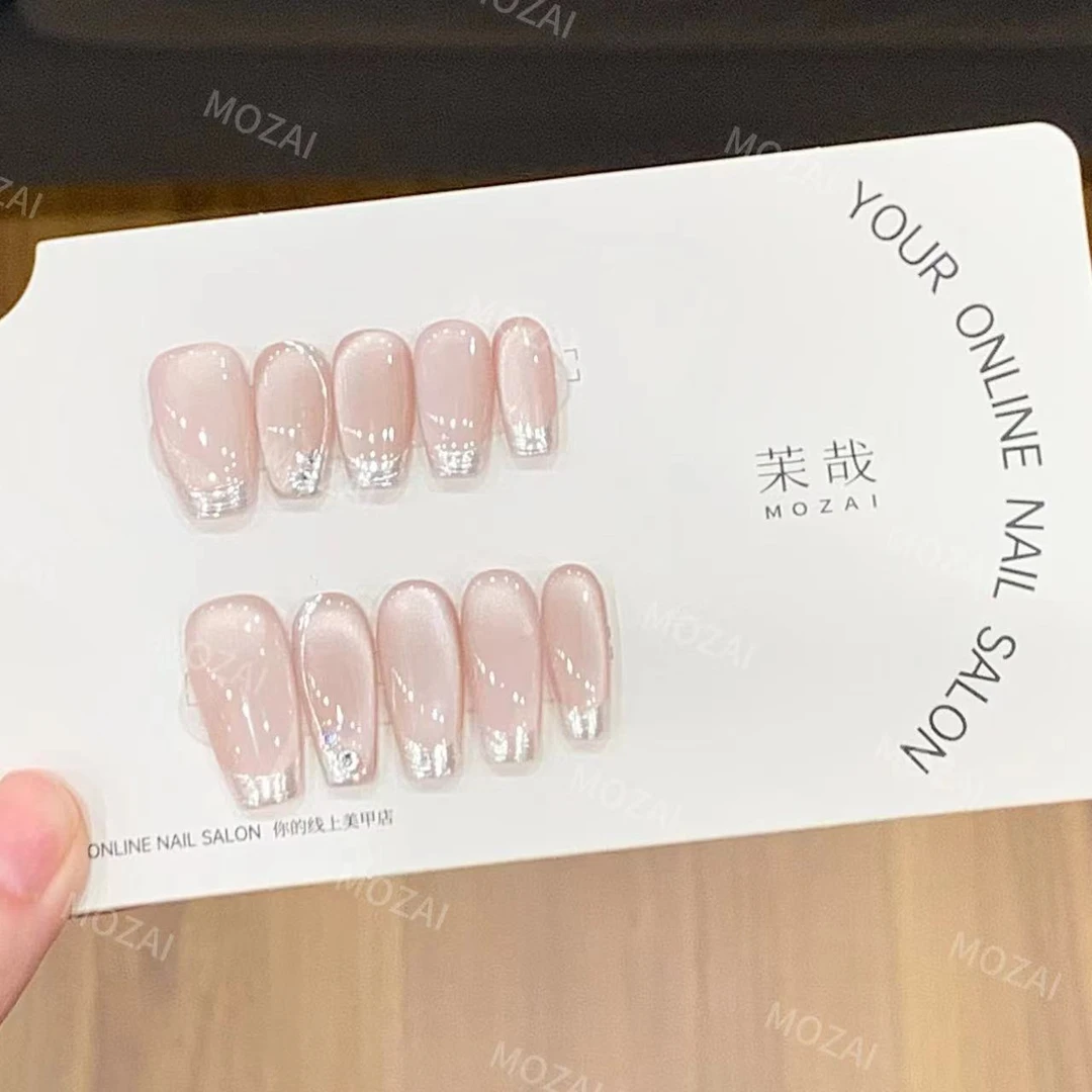 茉哉【小灯泡】纯手工定制美甲拆卸穿戴甲A3150m