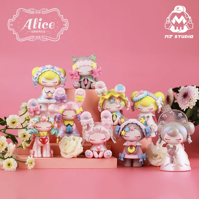 【拆盒】衍创_Alice礼物系列_只只公仔摆件盲盒
