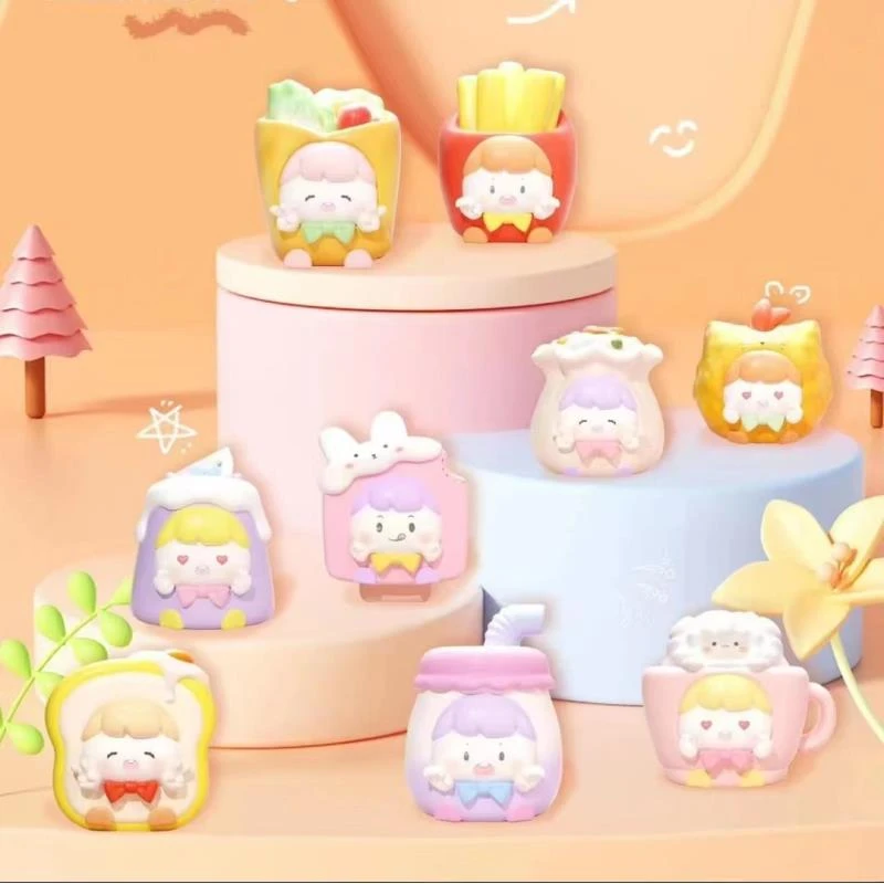 【拆盒】MANCHAO-淘气包·下午茶丫系列-只只潮玩景观设计盲盒