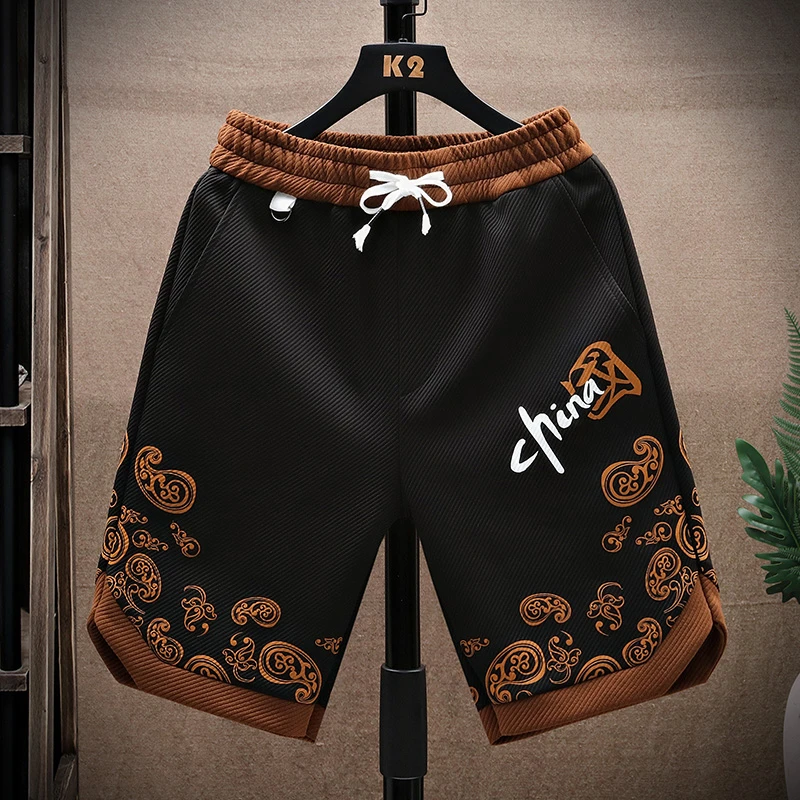 短裤男夏季薄款工装五分裤韩版潮流宽松大码运动裤子男士休闲中裤