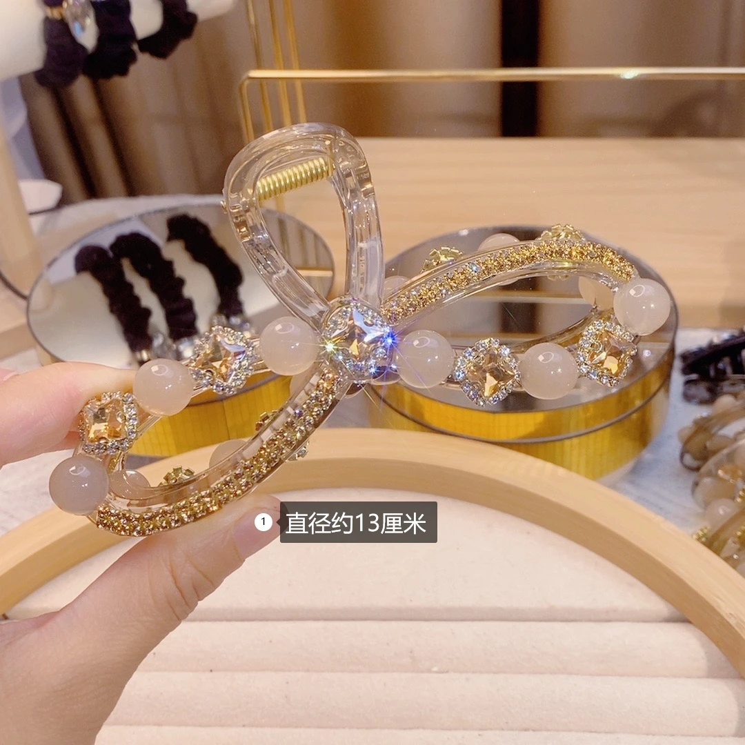 夏季新款韩版时尚百搭简约大方特大号13厘米抓夹后脑勺抓夹