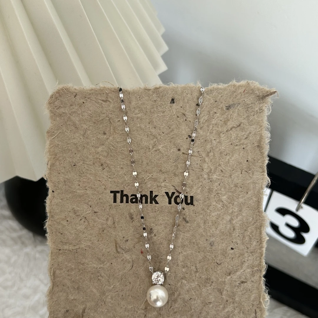 坠链均925银 韩国ins风时尚百搭气质简约 黛妃项链