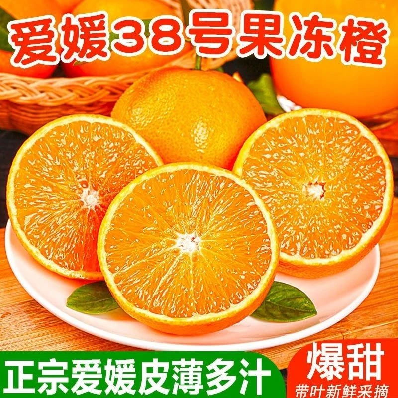 四川正宗爱媛38号果冻橙现摘现发应季水果新鲜手剥橙子多汁皮薄