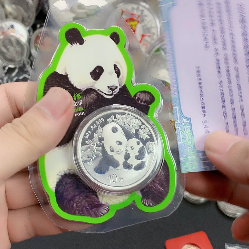 【闪购商品】纯银9992024年熊猫银币30克