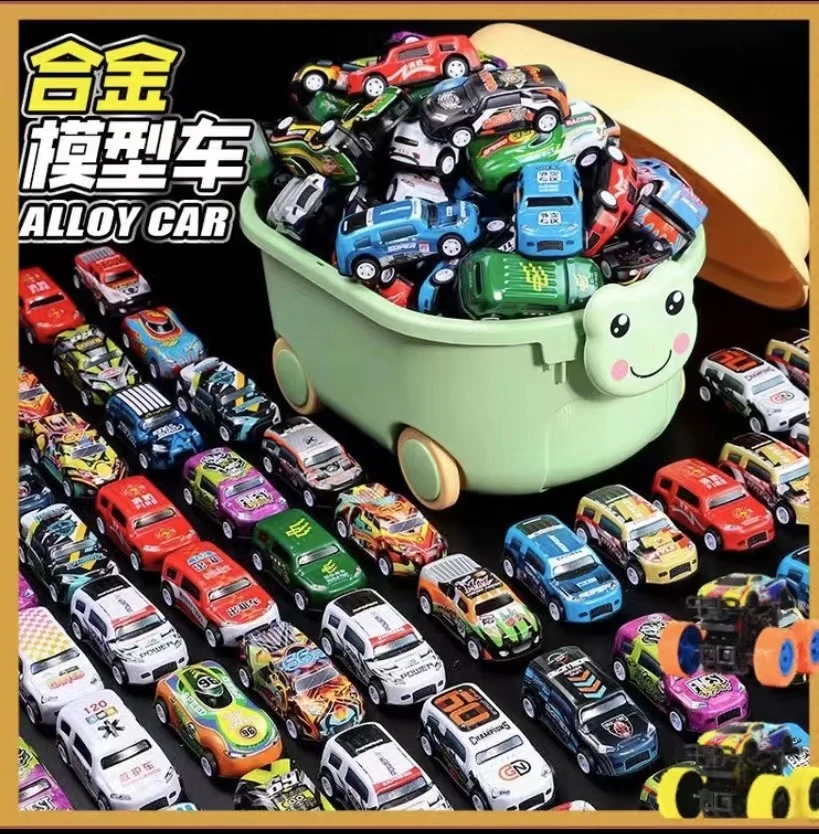 【老王专属】金属玩具耐摔耐撞回力小汽车【送收纳桶+2辆越野车】