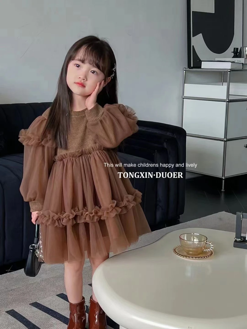 森系连衣裙超洋气裙子