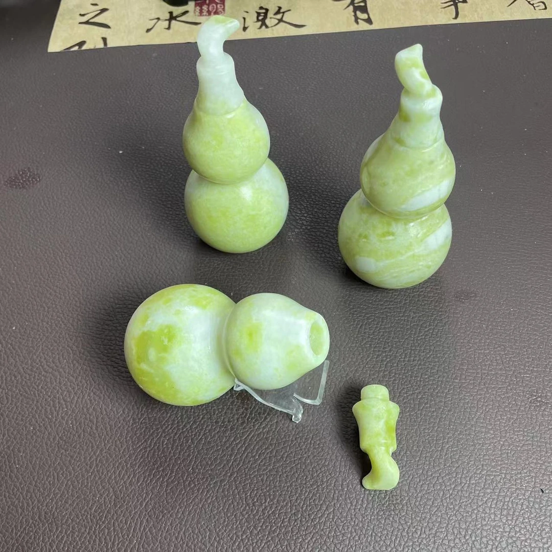天然玉石葫芦摆件/内含空间/精美/福禄到家/多样性发货其中发一