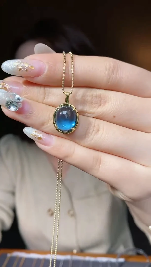 【闪购商品】托帕石吊坠不含链18K金镶嵌（ct）@@Q0832