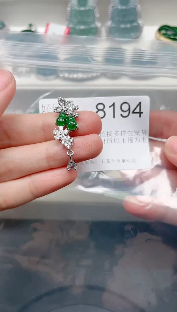 【闪购商品】翡翠颈饰未镶嵌194(赠皮绳)