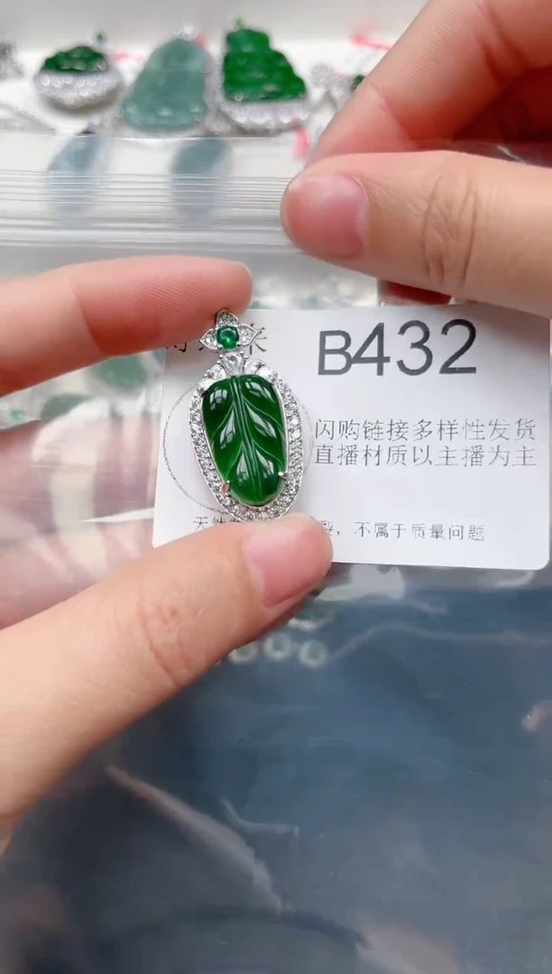 【闪购商品】翡翠颈饰未镶嵌432赠皮绳