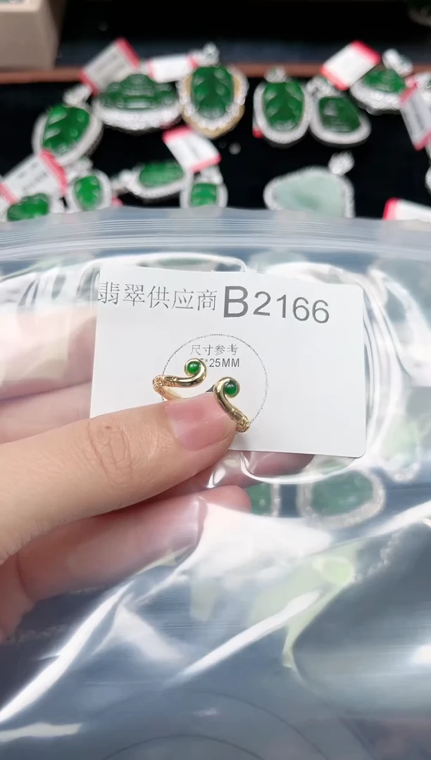 【闪购商品】翡翠颈饰未镶嵌2166赠皮绳