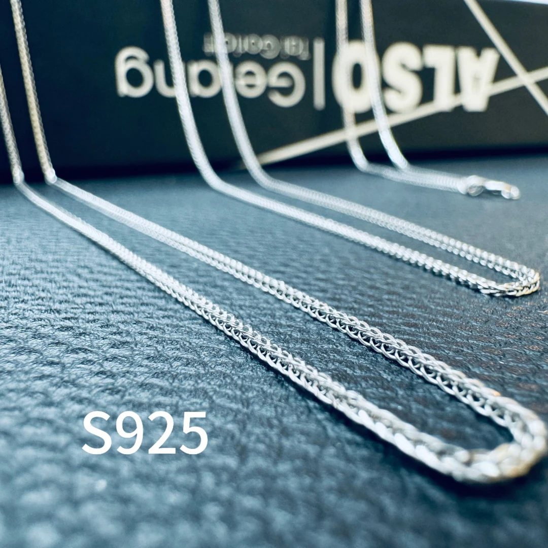链子925银 爆款肖邦链加粗18寸45厘米百搭简单款简约
