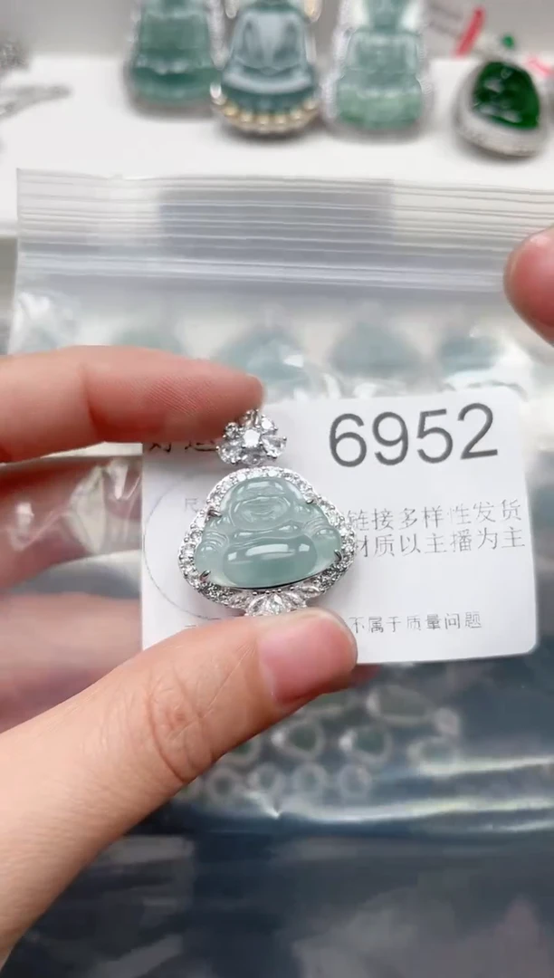 【闪购商品】翡翠颈饰未镶嵌6952赠皮绳