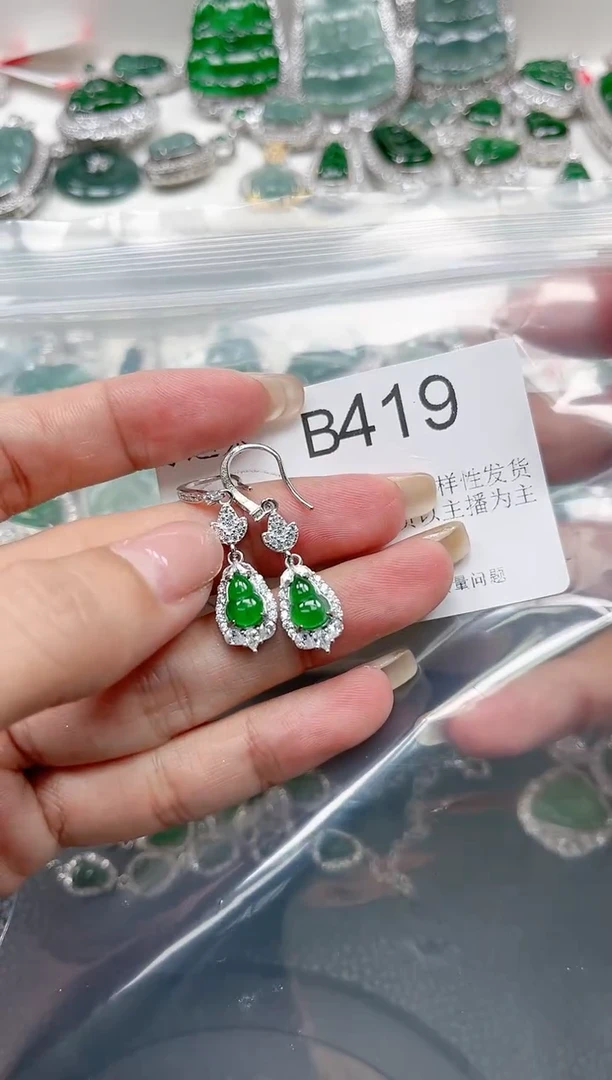 【闪购商品】翡翠颈饰未镶嵌赠皮绳419