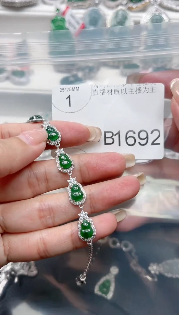 【闪购商品】翡翠颈饰未镶嵌赠皮绳1692