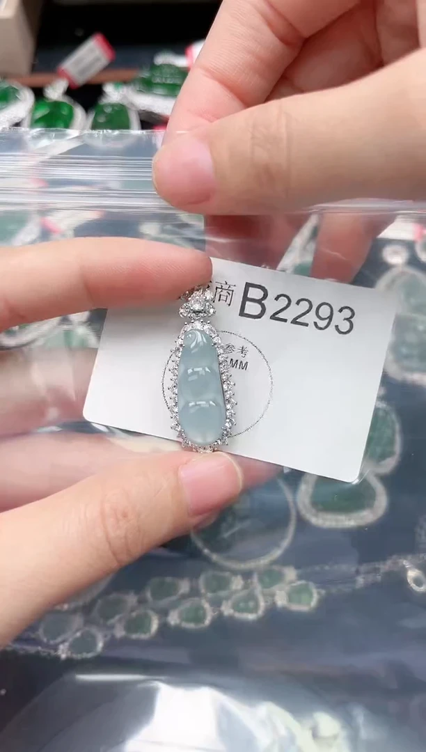 【闪购商品】翡翠颈饰未镶嵌2293赠皮绳