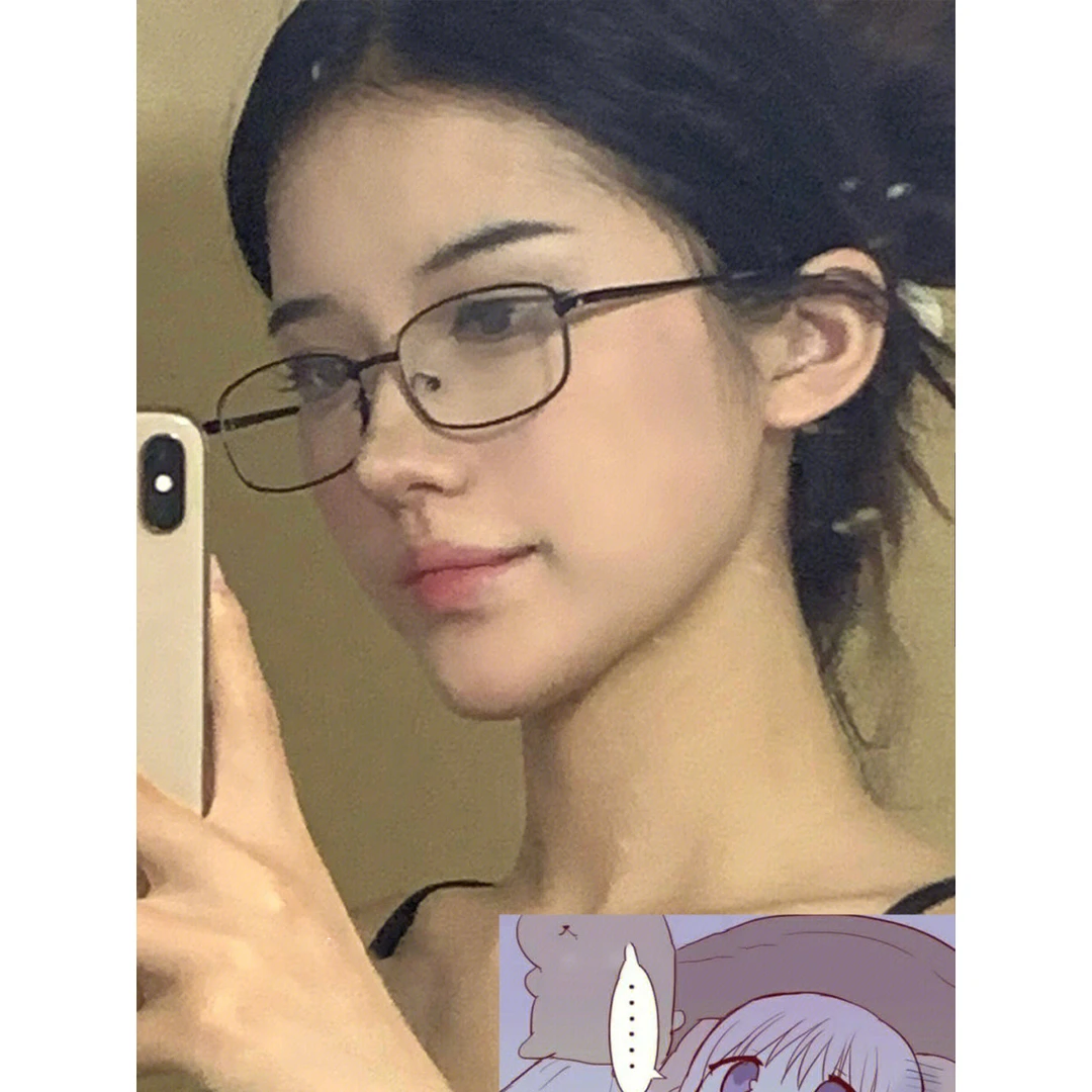 日系小框复古黑框眼镜近视女斯文败类素颜眼镜框小脸高级感网红潮