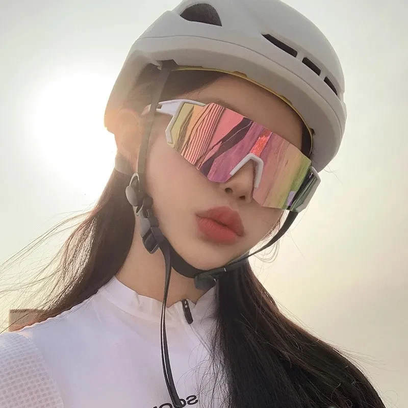 防风登山墨镜女新款网红骑行眼镜跑步户外运动偏光太阳镜防紫外线