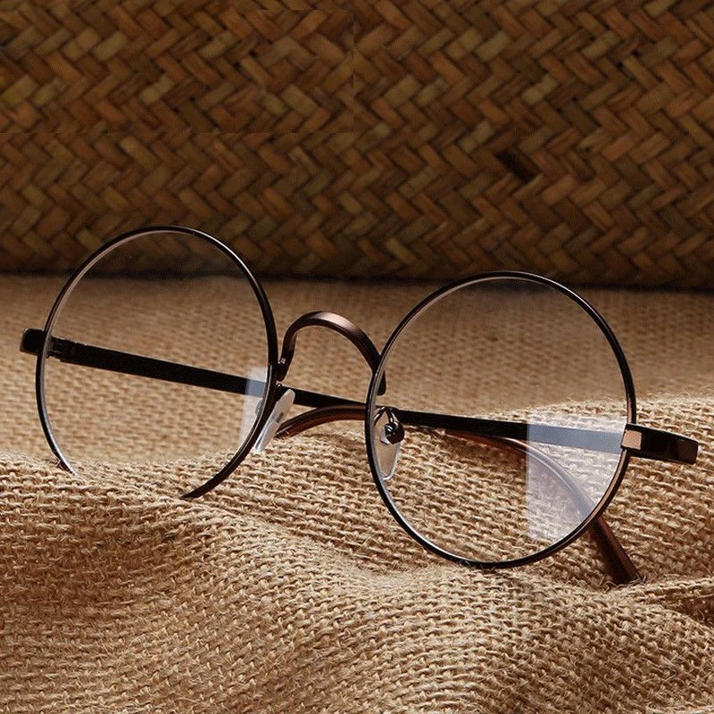 圆形眼镜框复古韩版潮女男有度数平光镜圆框近视防蓝光防辐射眼镜