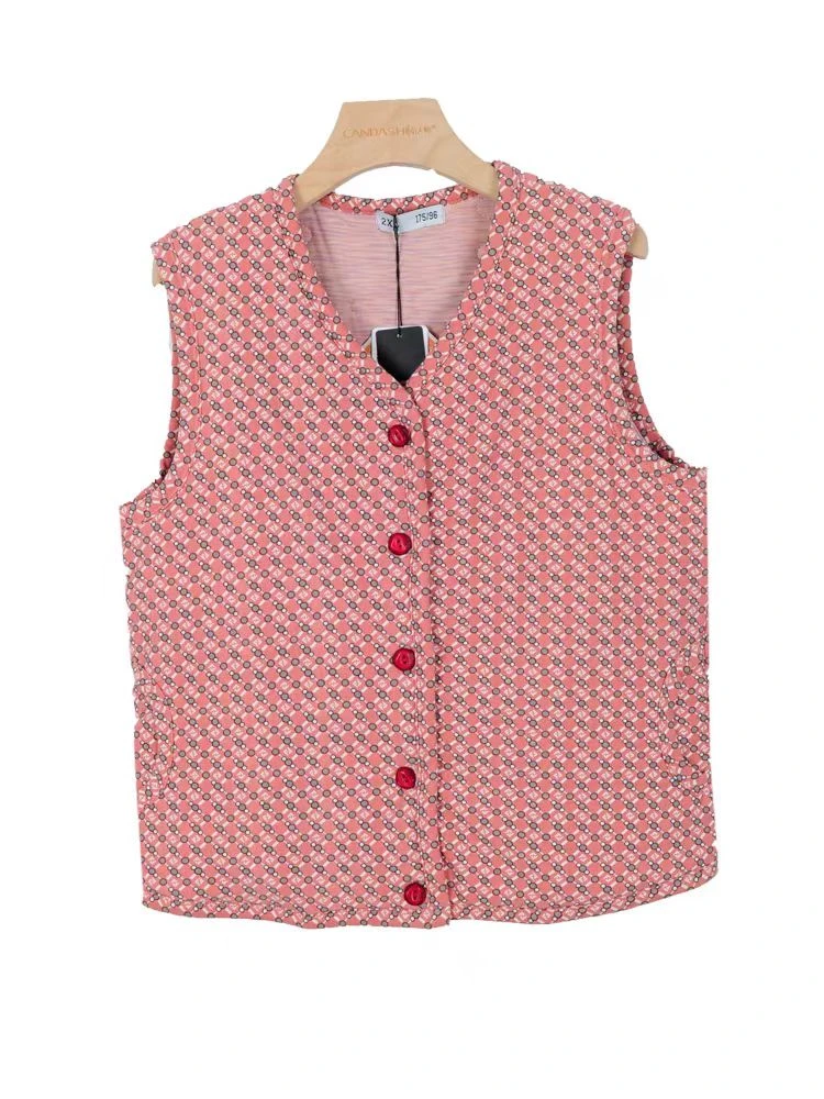 【1199】老板娘推荐保暖碎花马甲