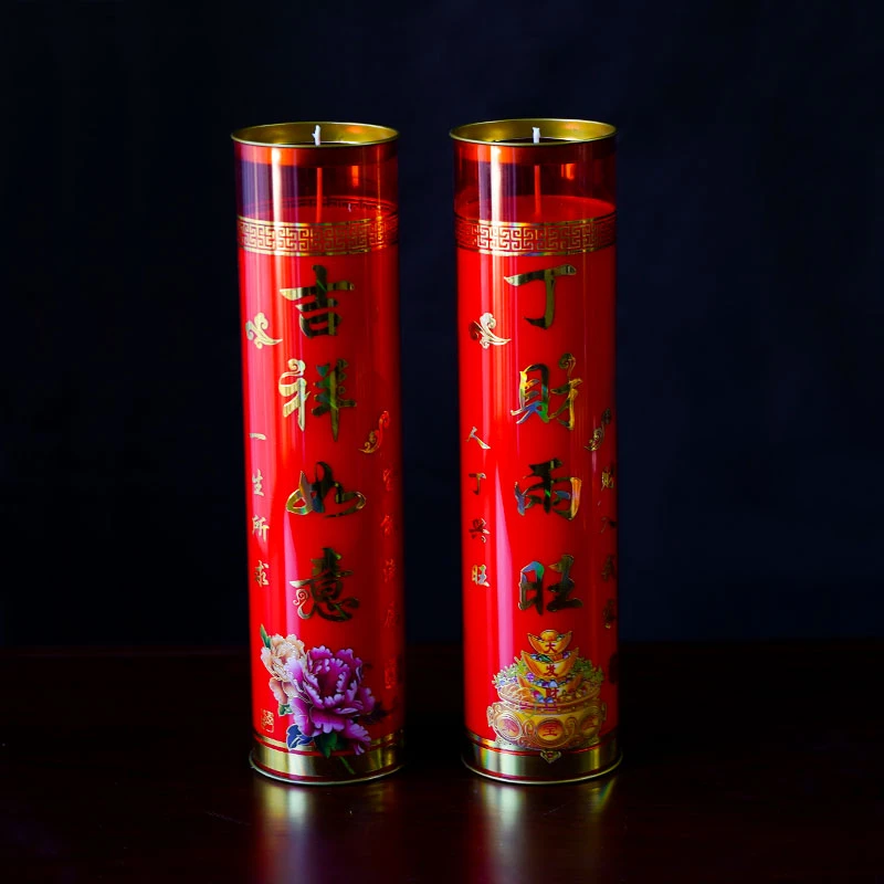 酥油灯7天旺旺烛不加石蜡纯酥油家居家用无烟无味防风蜡烛