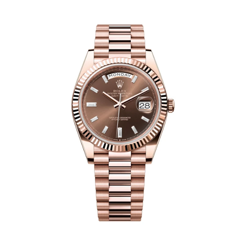 全新未使用 Rolex/劳力士 全新咖啡盘冰糖DD名表时尚原装228235