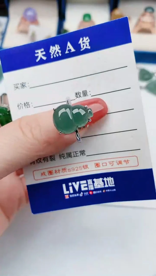 【闪购商品】翡翠1银S925镶嵌1