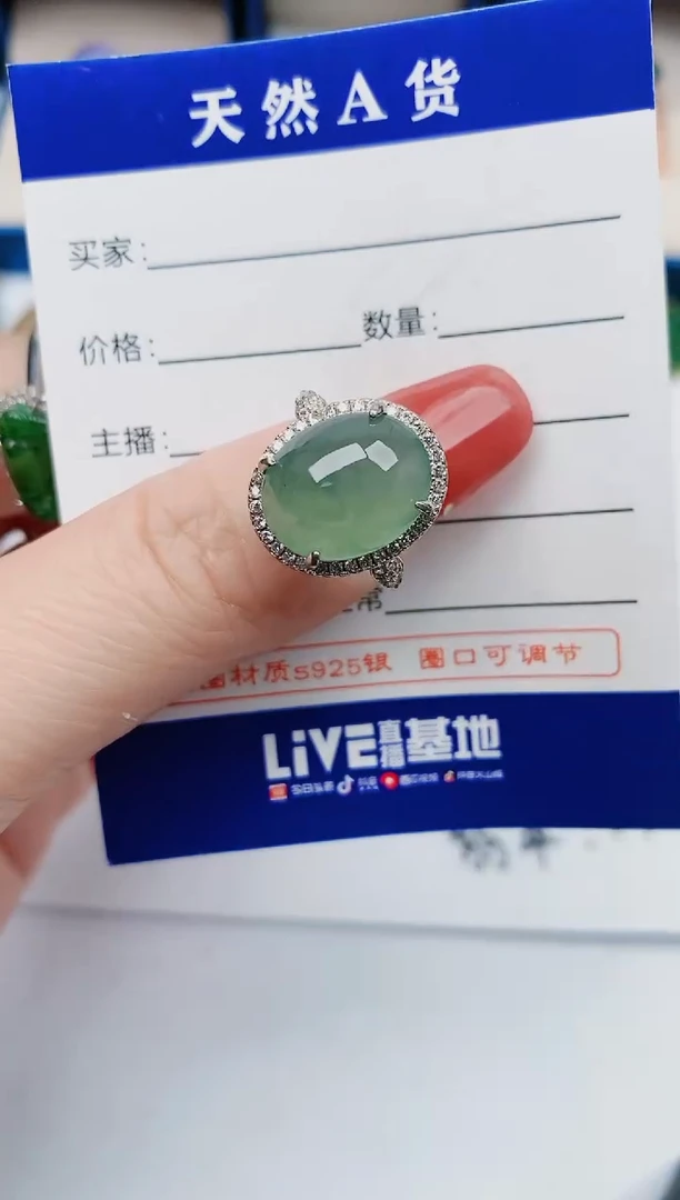 【闪购商品】翡翠1银S925镶嵌1