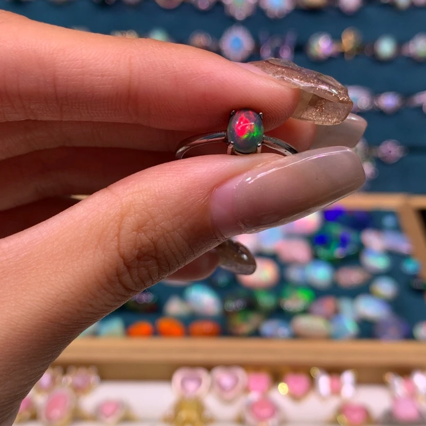 【闪购商品】欧泊戒指款式银S925镶嵌