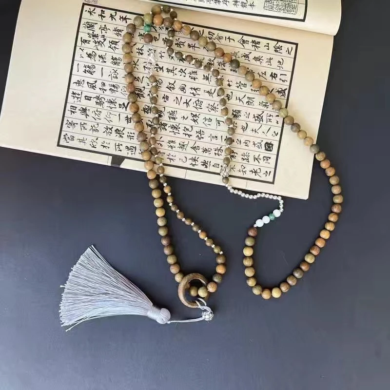 非金属木质吊坠 【直播间】斜挎链中式背项链古风流苏多款