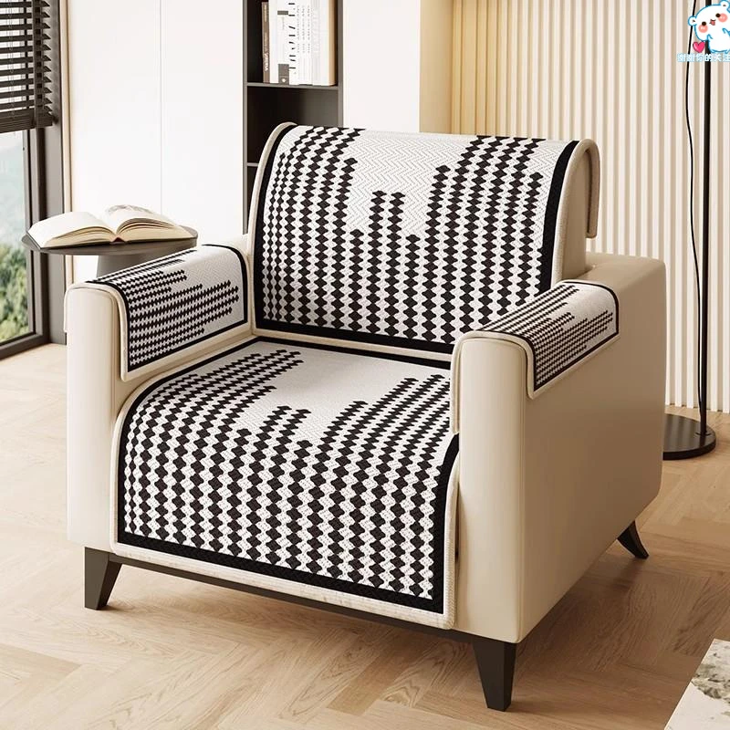 四季通用芝华士沙发垫单人坐垫盖布头等舱电动功能秋冬扶手套罩