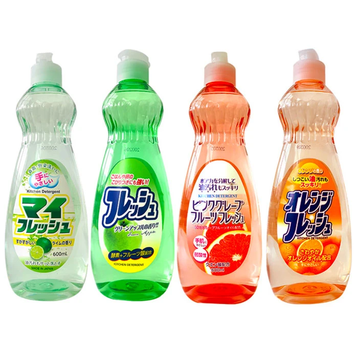 【2瓶】日本火箭果蔬洗洁精不伤手无添加600ml/瓶