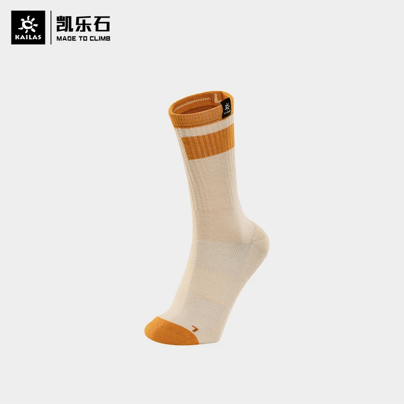 【搭配之宝】Kailas凯乐石中性轻量跑步训练中帮徒步袜KH2302001