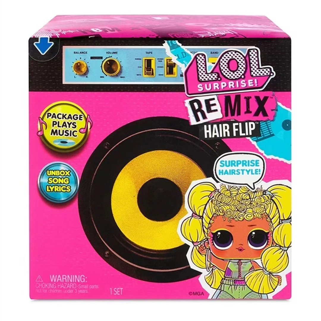 全新正版LOL惊喜娃娃 remix潮流音乐姐姐盲盒 潮玩 DIY发型玩具