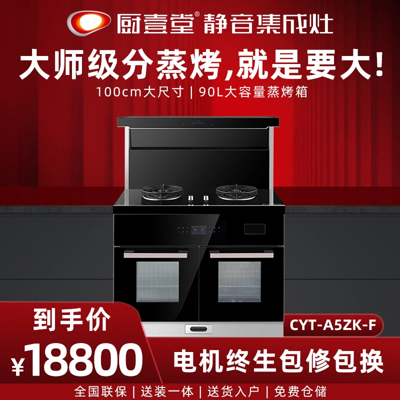 CHOOSITON/厨壹堂A5ZK-F蒸烤独立集成灶侧吸下排蒸烤一体左烤右蒸