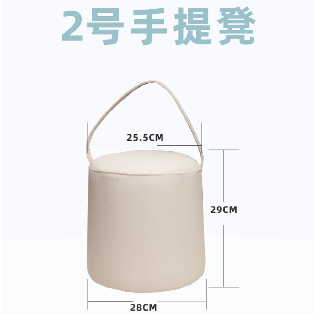 时尚家用手提小凳皮凳布凳