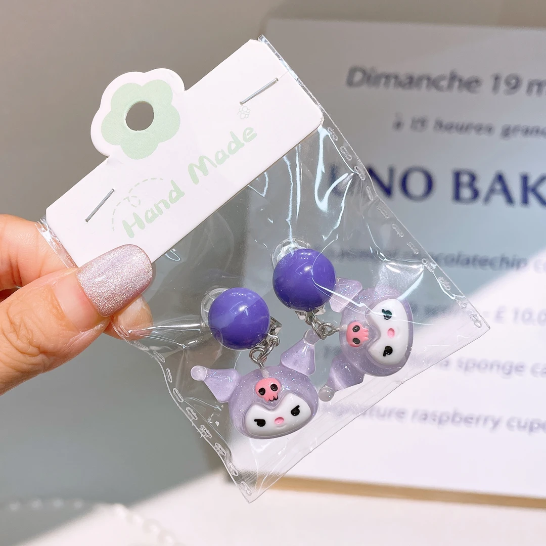 A-2862 bh 夜光紫库耳夹 发圈