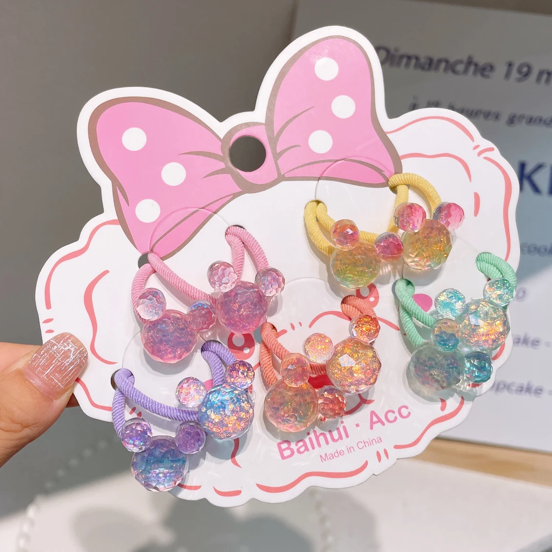 A-4795 bh 5对米奇头绳 儿童发圈