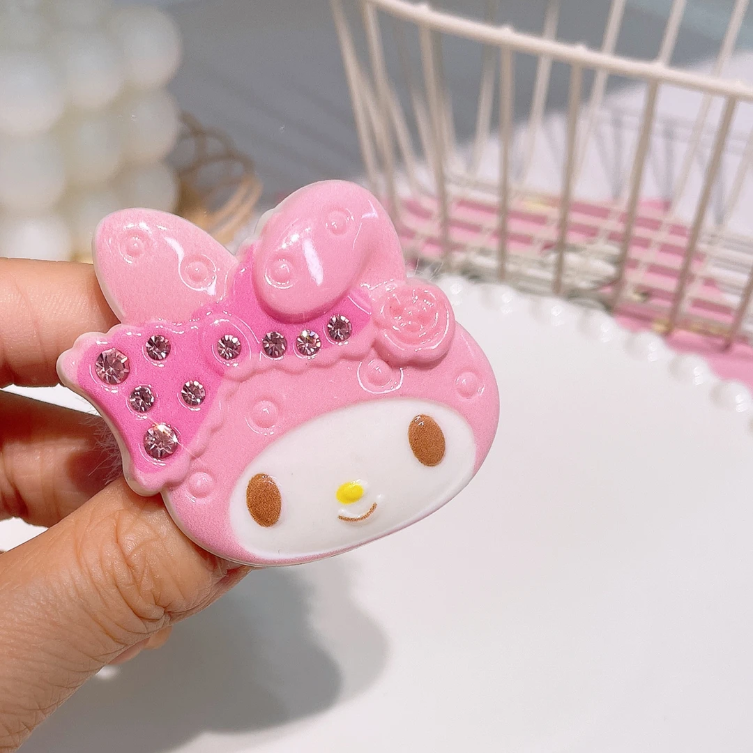 A-5508  bh 1个粉乐蝴蝶结大配件儿童高弹力毛毛圈        发圈