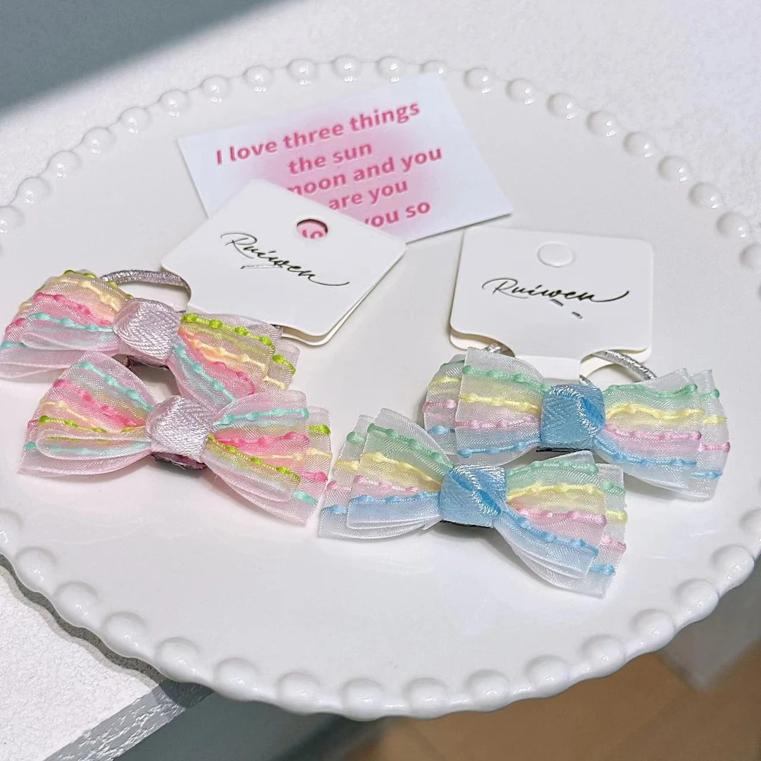 A-2874 rw  可爱蝴蝶结头绳     发圈